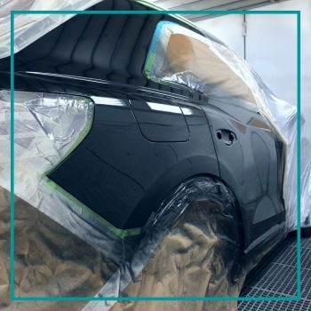 Fin de peinture d'une carrosserie carrosserie saint fé