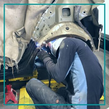 changement d'aile arrière gauche carrosserie saint fé